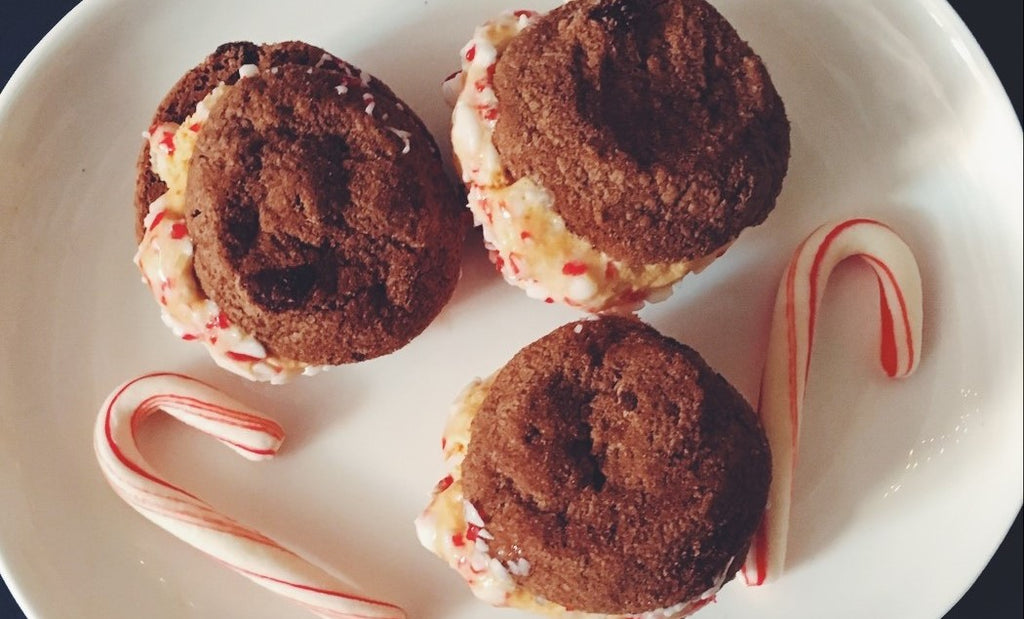 Peppermint Ice Cream Sandwiches