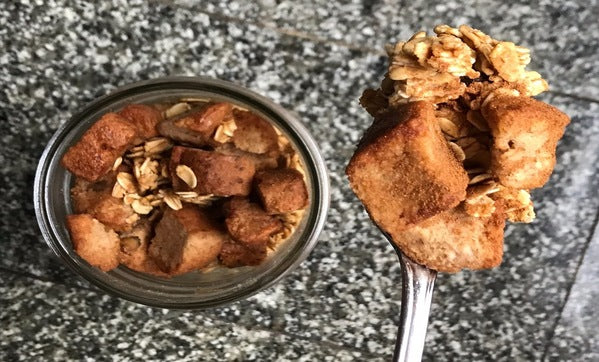 GF Banana Bread Overnight Oats