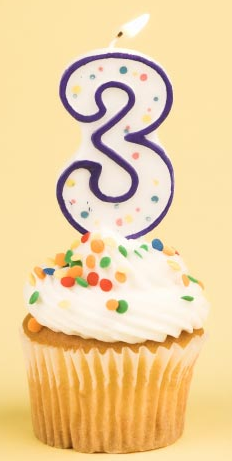 Happy 3rd Birthday to Us!