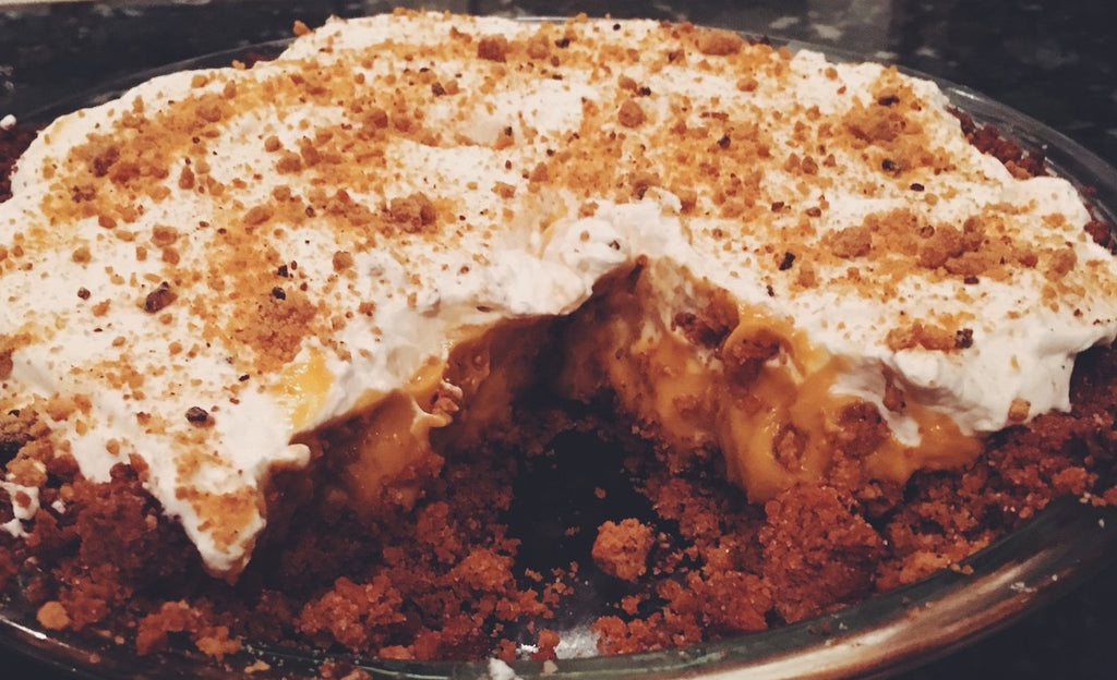 Pumpkin Butterscotch Pudding Pie