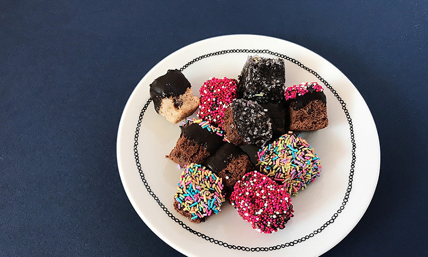 Chocolate-Dipped Cookie Bites