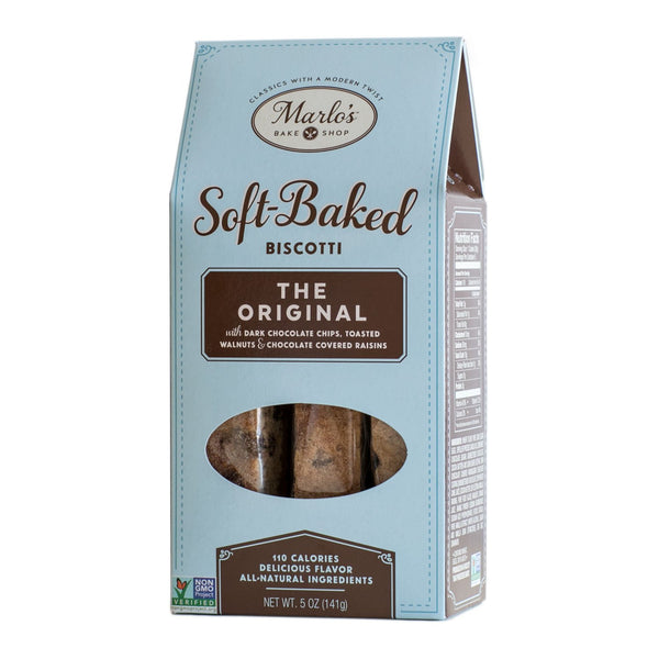original chocolate chip walnut soft baked biscotti